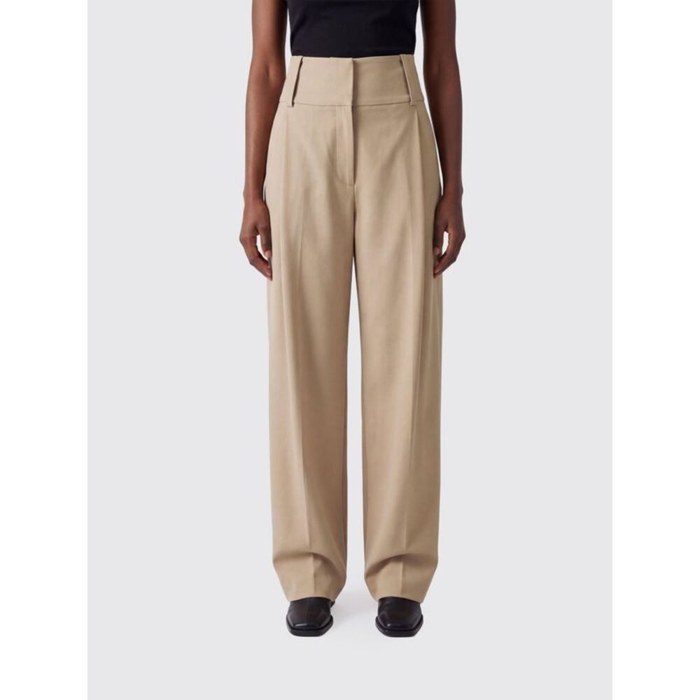 Sportmax Women Sportmax High-Waisted Tailored Virgin Wool Palazzo Trousers